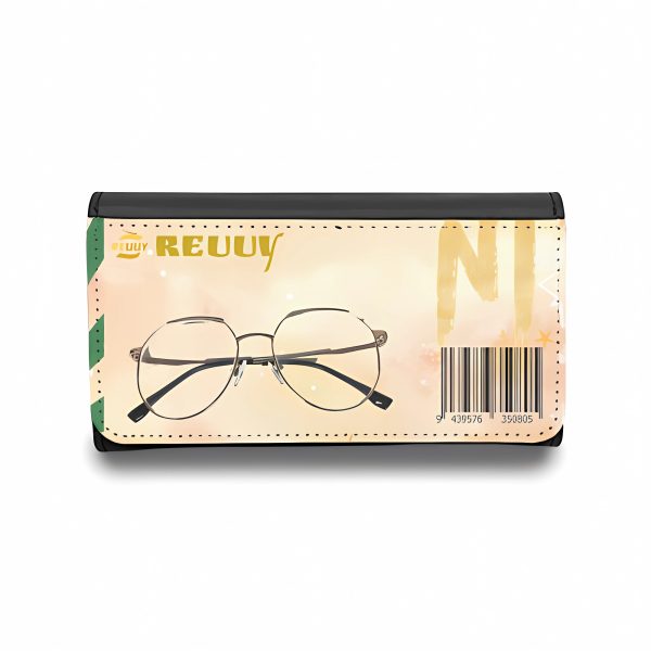 REUUY Premium Leather Eyeglass Case – Elegant Protection for Your Glasses