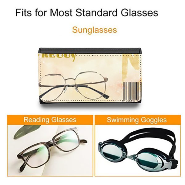 REUUY Premium Leather Eyeglass Case – Elegant Protection for Your Glasses