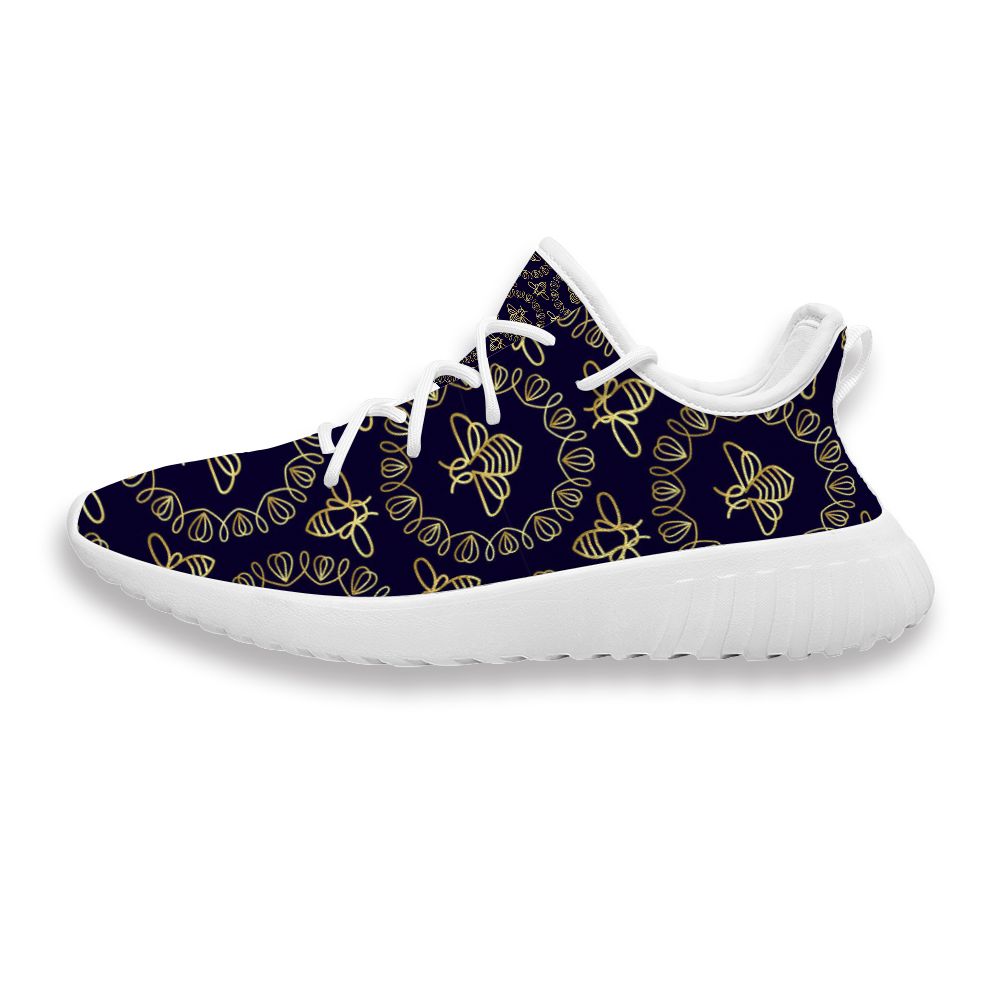 Interbank 3D Printed Bee Pattern yeezy supreme Climbing Shoes Top Quality